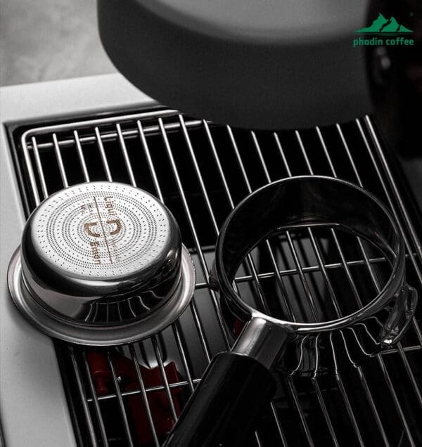 Bộ lọc (basket) chiết xuất chính xác dành cho máy pha cà phê Espresso, đường kính 51 / 53 / 58mm, dung tích bột: 18g / 20g / 22g – thiết kế chuẩn cho chiết xuất chuyên nghiệp.