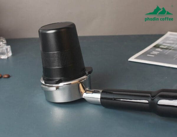 Cốc hứng bột cà phê bằng thép không gỉ 304 – dùng cho tay cầm máy pha cà phê Espresso, kiêm cốc ngửi hương, tương thích với máy xay EK43 và nhiều dòng máy khác