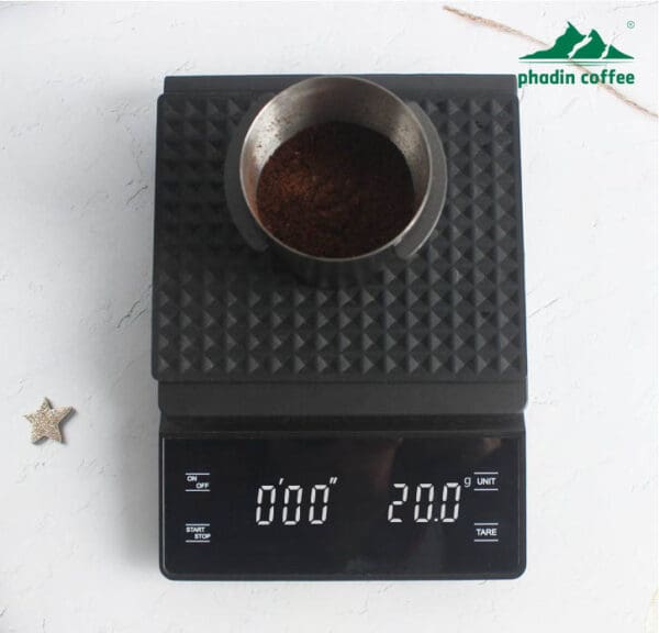 Cốc hứng bột cà phê bằng thép không gỉ 304 – dùng cho tay cầm máy pha cà phê Espresso, kiêm cốc ngửi hương, tương thích với máy xay EK43 và nhiều dòng máy khác