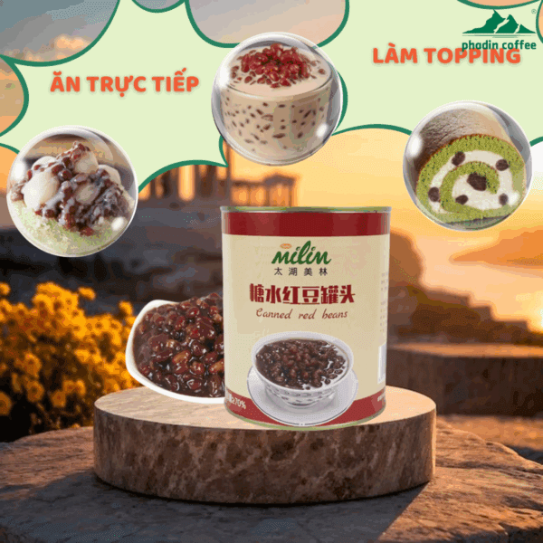 Đậu đỏ đóng lon Milim - 930g