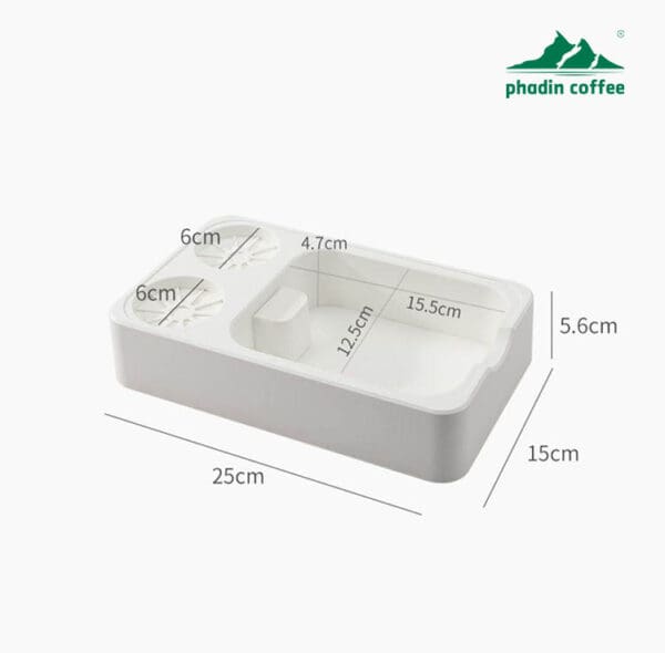 Đế đa năng cho dụng cụ pha cà phê tại nhà – tích hợp chỗ đặt tamper, WDT tool, gõ bã và lưu trữ gọn gàng các phụ kiện máy pha cà phê