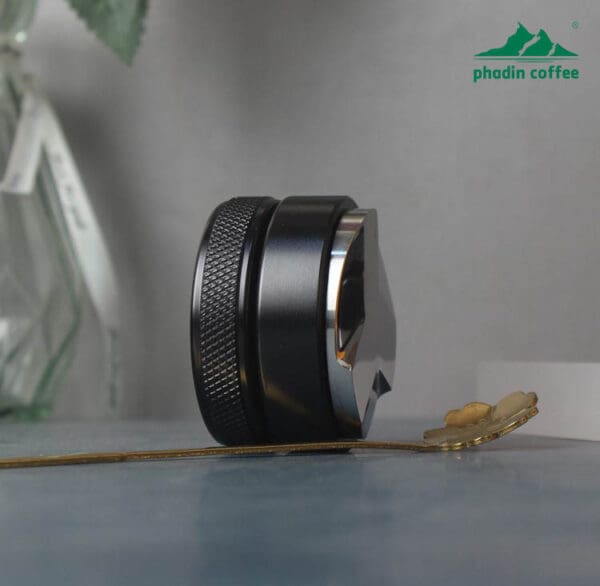 Dụng cụ dàn & ép bột cà phê Macaron bằng thép không gỉ, tamper Espresso điều chỉnh được, đường kính 58 mm
