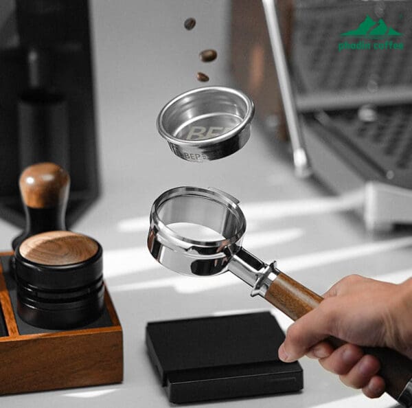 Giỏ lọc cà phê Espresso cốc bộ lọc hai lớp MHW-3BOMBER, tương thích với 58mm - Portafilter Home Barista
