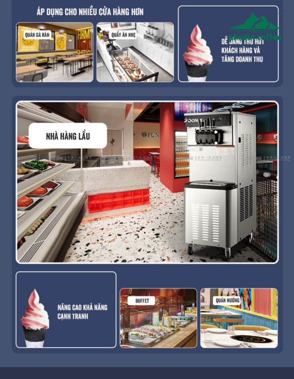 Máy làm kem tươi CF212
