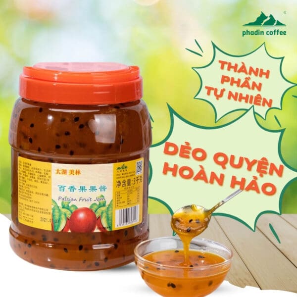 Mứt chanh dây Milim - 3kg