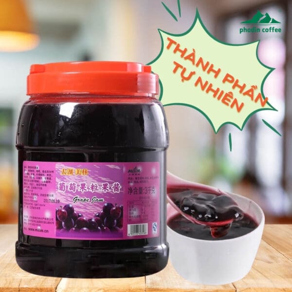 Mứt nho Milim - 3kg