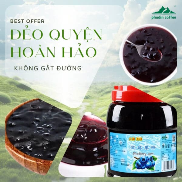 Mứt việt quất Milim - 3kg
