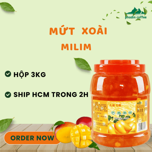 Mứt xoài Milim - 3kg