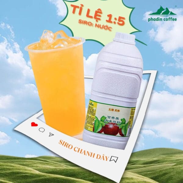 Siro chanh dây Milim - 2.5kg