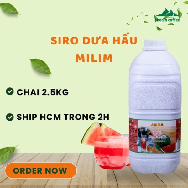 Siro dưa hấu Milim - 2.5kg