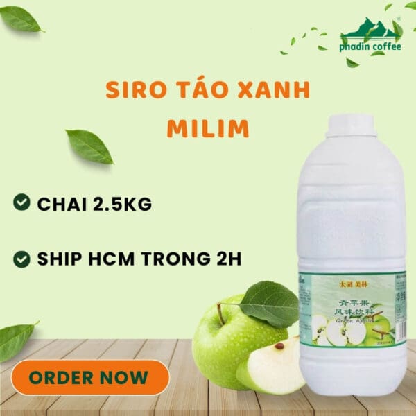 Siro táo xanh Milim - 2.5kg