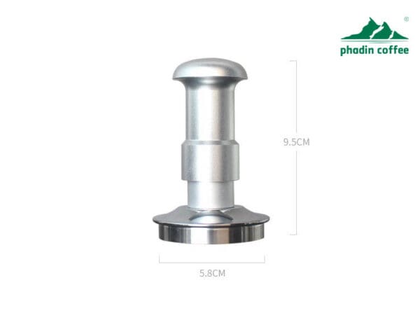 Tamper ép bột cà phê 3.0 lò xo kép cho máy pha Espresso, đường kính 58 mm, không cần điều chỉnh, lực nén cân bằng ổn định