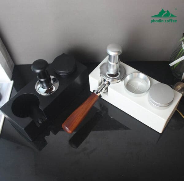 Tamper ép bột cà phê 3.0 lò xo kép cho máy pha Espresso, đường kính 58 mm, không cần điều chỉnh, lực nén cân bằng ổn định