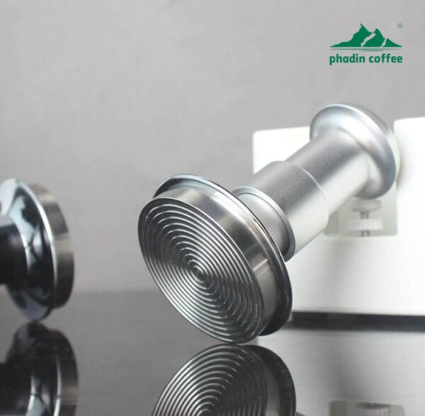 Tamper ép bột cà phê 3.0 lò xo kép cho máy pha Espresso, đường kính 58 mm, không cần điều chỉnh, lực nén cân bằng ổn định