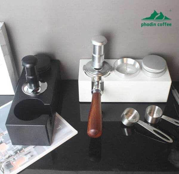 Tamper ép bột cà phê 3.0 lò xo kép cho máy pha Espresso, đường kính 58 mm, không cần điều chỉnh, lực nén cân bằng ổn định