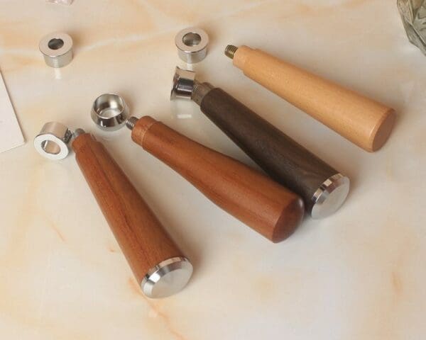 Tay cầm cho máy pha cà phê Espresso – dùng chung cho cả portafilter đáy kín và không đáy, phụ kiện cho máy bán tự động, ren M10