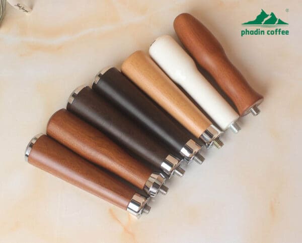 Tay cầm cho máy pha cà phê Espresso – dùng chung cho cả portafilter đáy kín và không đáy, phụ kiện cho máy bán tự động, ren M10