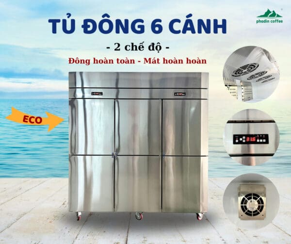 Tủ 2 chế độ đông mát 6 cánh quạt lạnh Lightcool LS-1200F