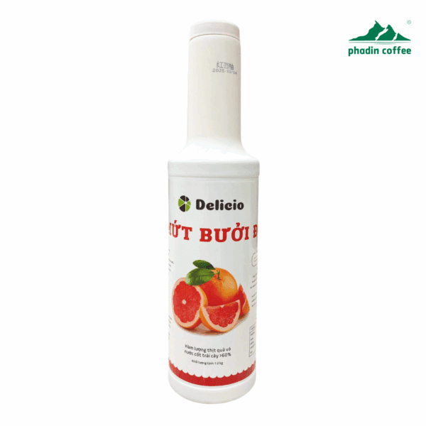 Mứt bưởi đỏ Delicio 60% 1.2 kg