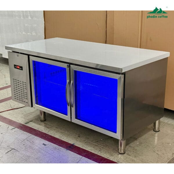 Bàn đông 1.8m quạt lạnh cửa kính inox 430 Lightcool BL-1500