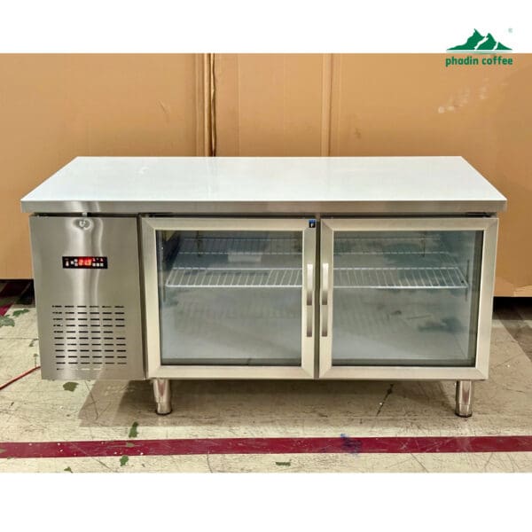 Bàn đông 1.8m quạt lạnh cửa kính inox 430 Lightcool BL-1500