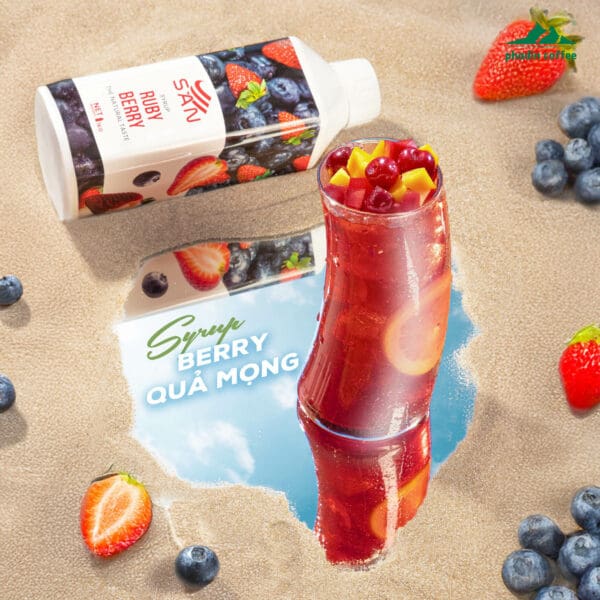 Syrup berry quả mọng - Chai 1kg