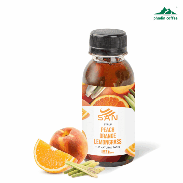 Syrup đào cam sả - Chai 100ml