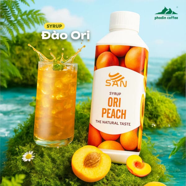 Syrup đào Ori - Chai 1kg