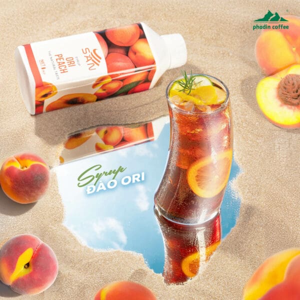 Syrup đào Ori - Chai 1kg