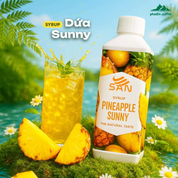 Syrup dứa thơm - Chai 1kg