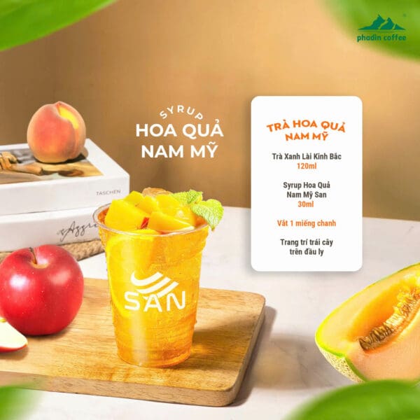 Syrup hoa quả Nam Mỹ - Chai 1kg