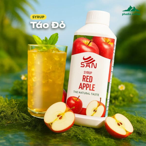 Syrup táo đỏ - Chai 1kg