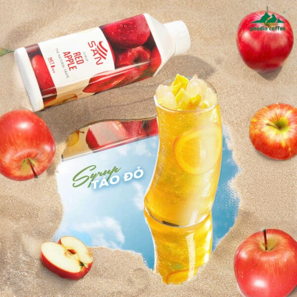 Syrup táo đỏ - Chai 1kg