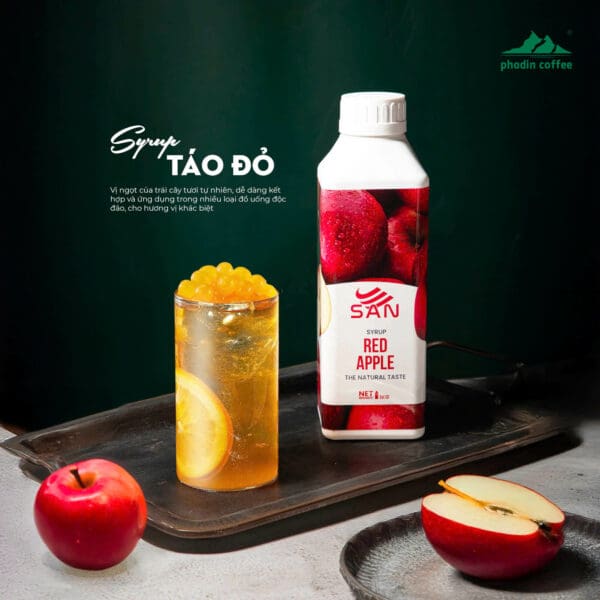 Syrup táo đỏ - Chai 1kg