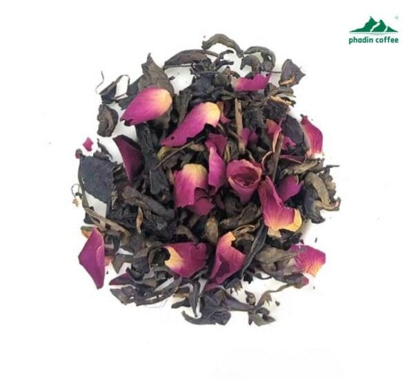 Trà phổ nhĩ hoa hồng Minh Diệp