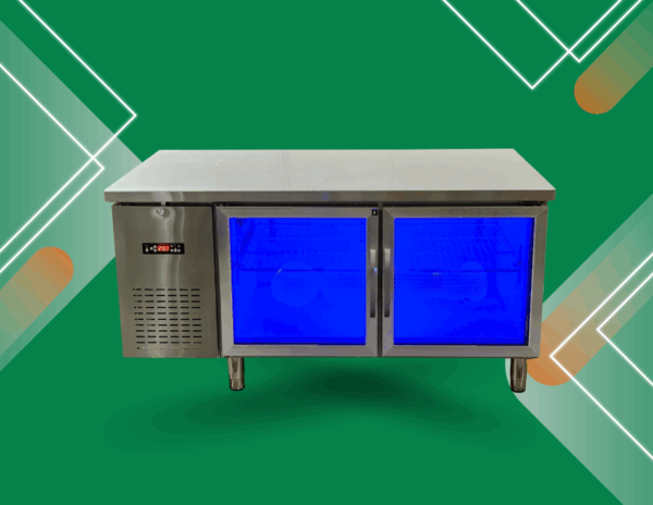 Bàn đông 1.8m quạt lạnh cửa kính inox 430 Lightcool BL-1500