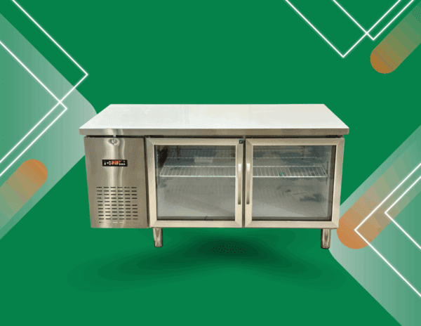 Bàn đông 1.5m quạt lạnh cửa kính inox 430 Lightcool BL-1500