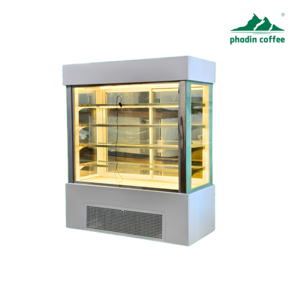 Tủ bánh 5 tầng kính vuông 1m2 Lightcool DG-1200Z