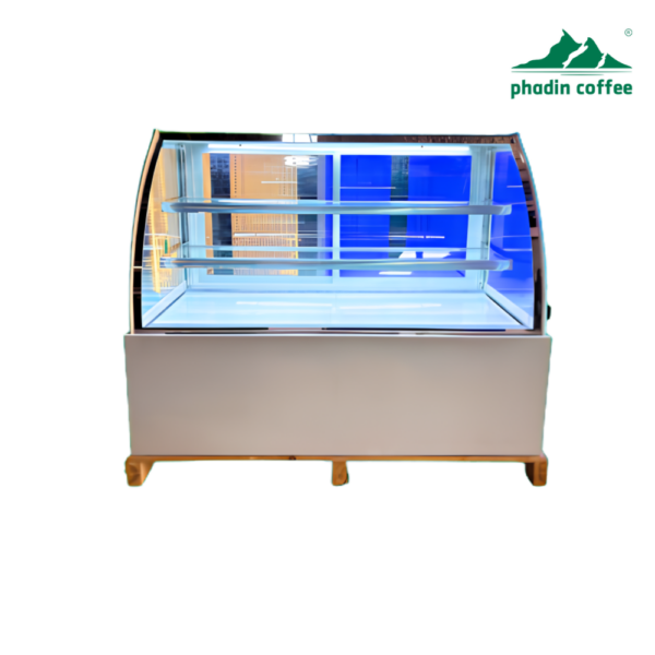 Tủ bánh kem kính cong 1.2m 3 tầng Lightcool DG-1200Z