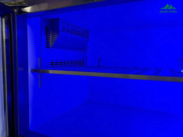 Bàn đông 1.5m quạt lạnh cửa kính inox 201 Lightcool BL-1500
