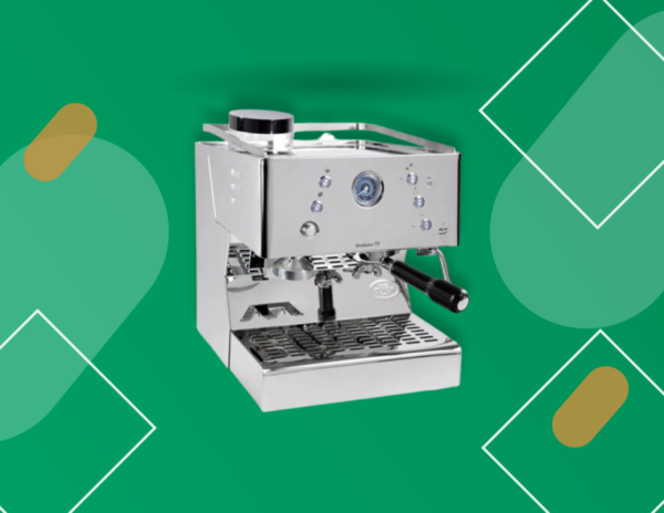Máy pha cà phê Máy pha cà phê Quick Mill Evolution 70 W nền xanh Phadin Coffee