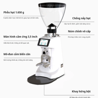 Máy xay cà phê Amalfi T80 64mm – Cân định lượng theo gram
