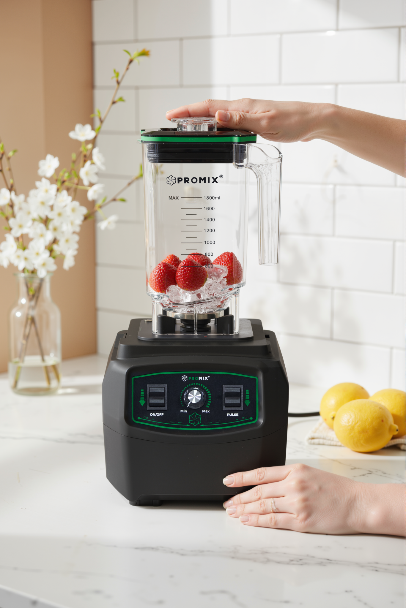 Máy xay sinh tố công nghiệp Promix PM-1001 – 1.650W, cối 1,8L - Ảnh 3