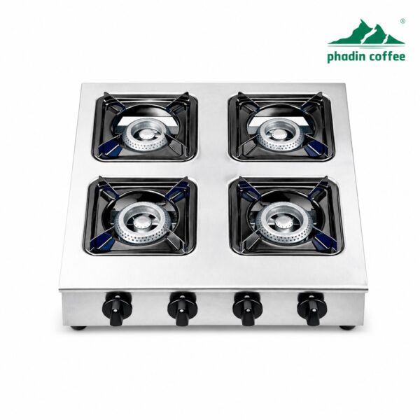 Bếp gas 4 họng vuông nấu mì cay, cơm niêu – Mã 40107014