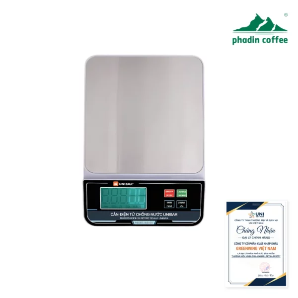 Cân điện tử chống nước Unibar UDC-3K tải trọng 3kg