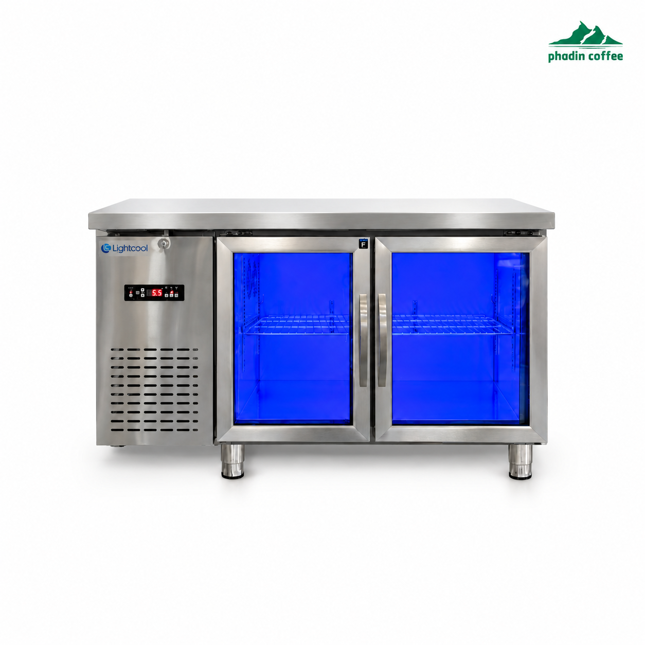 Bàn mát cửa kính A-ECO LIGHTCOOL BL-1200