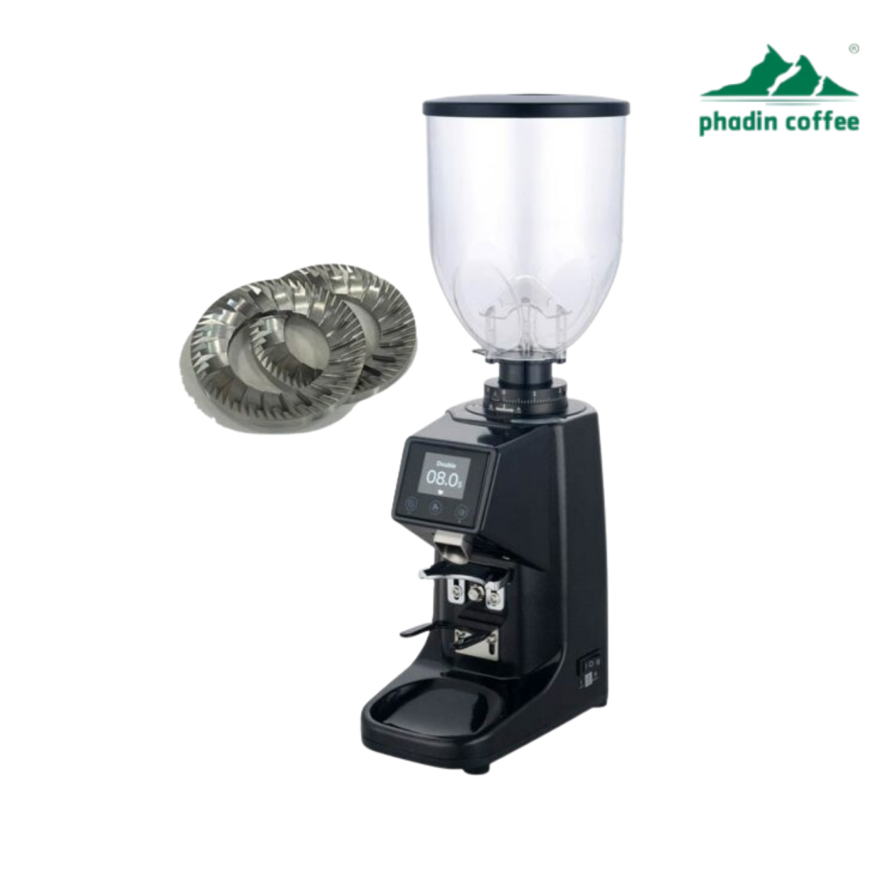 Máy xay cà phê Lingdong 022 Pro 64 mm