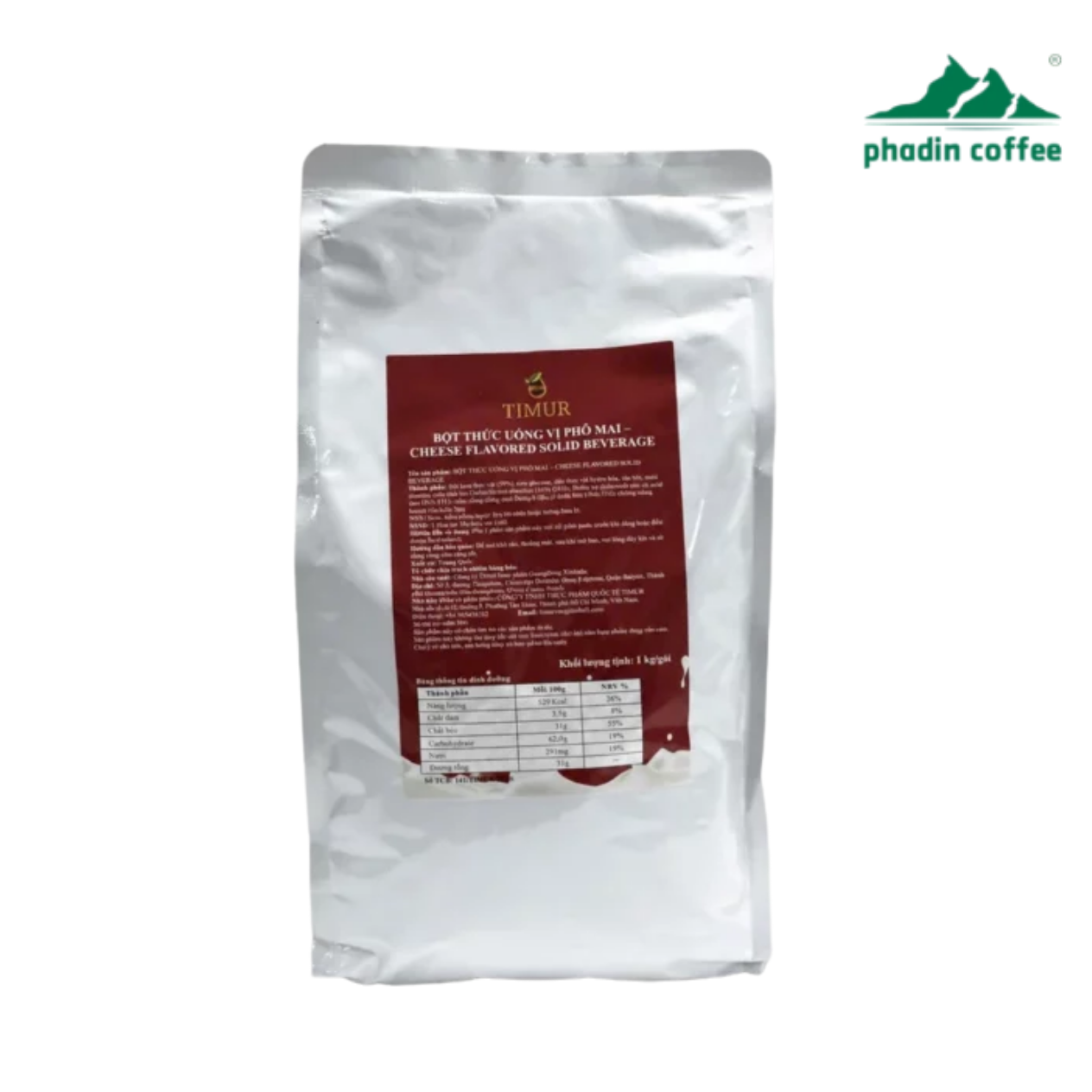 Bột Sữa Hương Phô Mai (Béo Cheese Hơi Lấn Trà) 1 kg