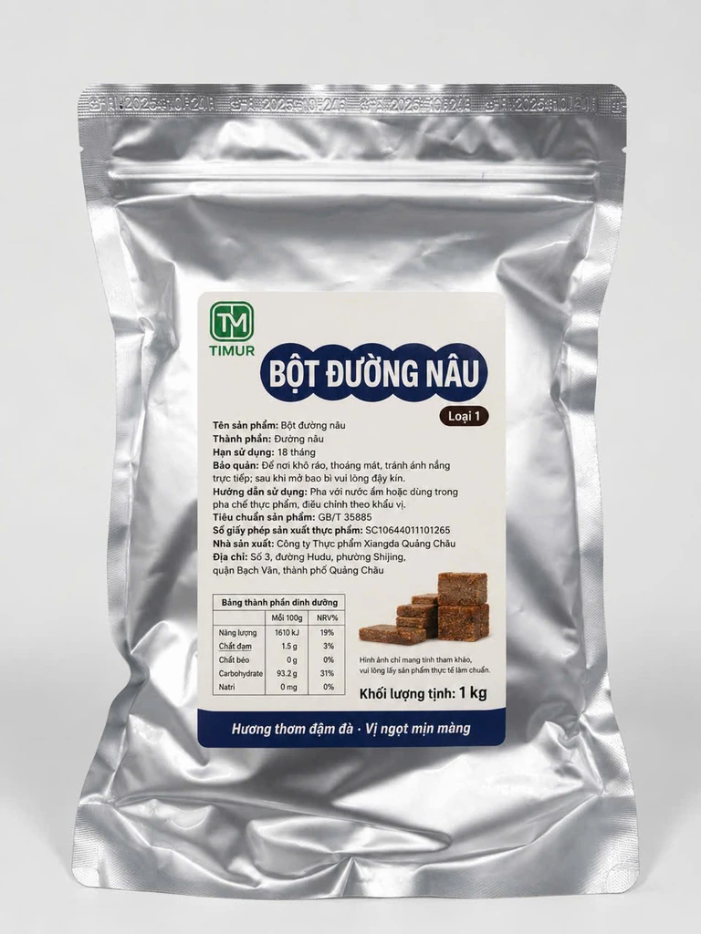 Bột Đường Nâu 1 kg