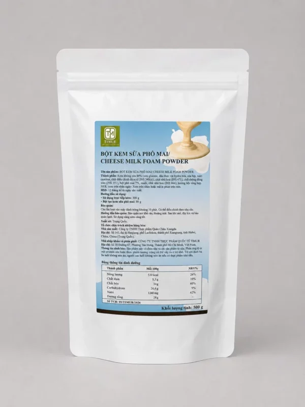 Bột Phô Mai (Kem Macchiato/Kem Cheese) 500 g TIMUR